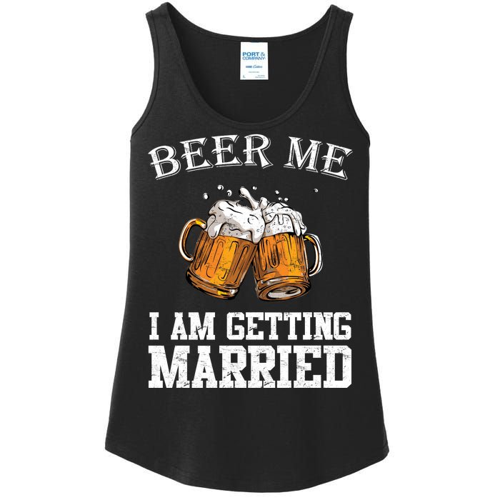 Beer Me I'm Getting Married Ladies Essential Tank