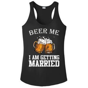 Beer Me I'm Getting Married Ladies PosiCharge Competitor Racerback Tank