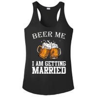 Beer Me I'm Getting Married Ladies PosiCharge Competitor Racerback Tank