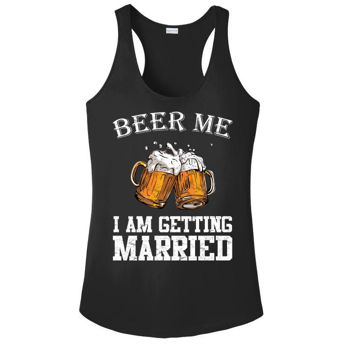 Beer Me I'm Getting Married Ladies PosiCharge Competitor Racerback Tank