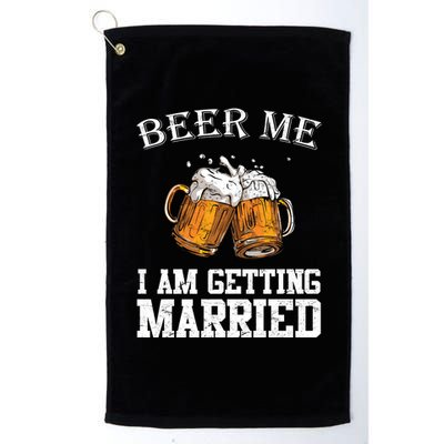 Beer Me I'm Getting Married Platinum Collection Golf Towel