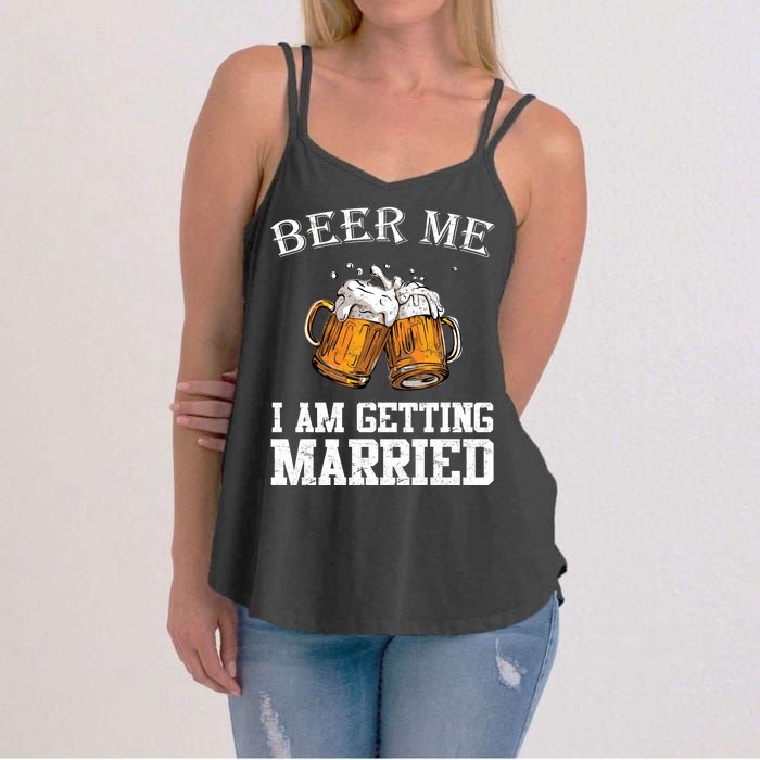 Beer Me I'm Getting Married Women's Strappy Tank