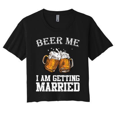 Beer Me I'm Getting Married Crop Top