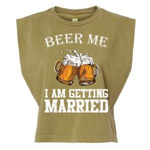 Beer Me I'm Getting Married Garment-Dyed Women's Muscle Tee