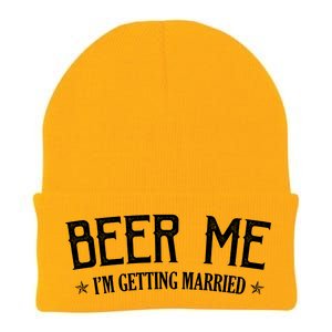 Beer Me I'm Getting Married Funny Wedding Knit Cap Winter Beanie