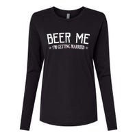 Beer Me I'm Getting Married Funny Wedding Womens Cotton Relaxed Long Sleeve T-Shirt