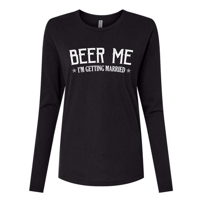 Beer Me I'm Getting Married Funny Wedding Womens Cotton Relaxed Long Sleeve T-Shirt