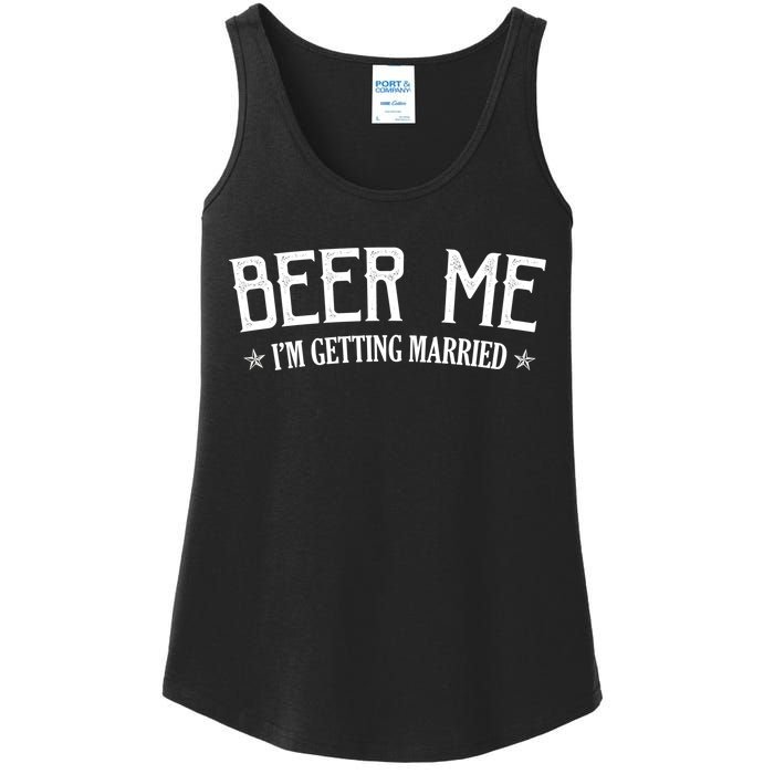 Beer Me I'm Getting Married Funny Wedding Ladies Essential Tank