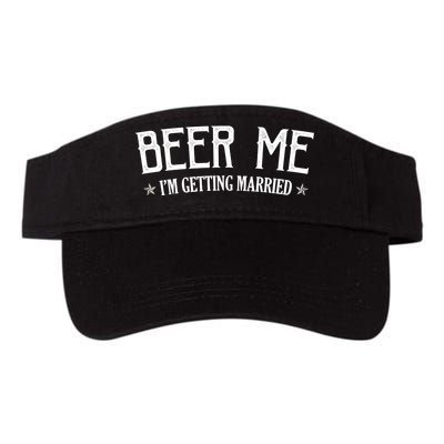 Beer Me I'm Getting Married Funny Wedding Valucap Bio-Washed Visor