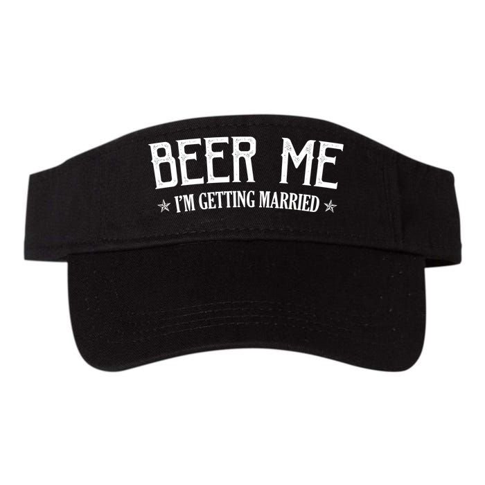 Beer Me I'm Getting Married Funny Wedding Valucap Bio-Washed Visor