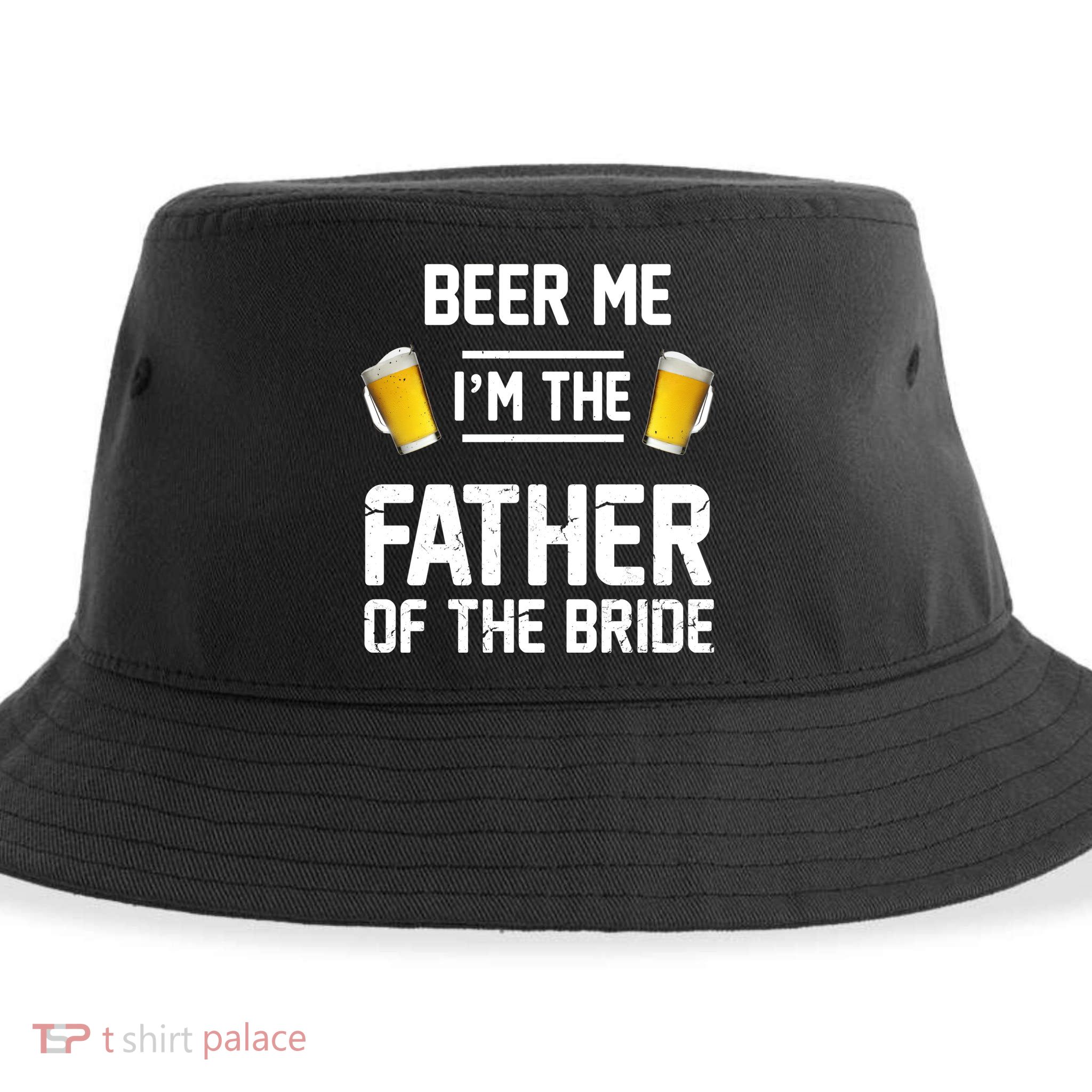 Beer Me I'm The Father Of The Bride Sustainable Bucket Hat