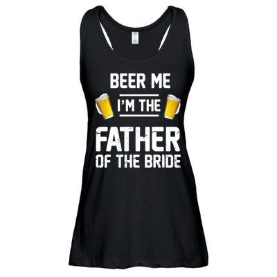 Beer Me I'm The Father Of The Bride Ladies Essential Flowy Tank