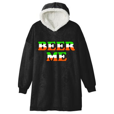 Beer Me St. Patrick's Day Hooded Wearable Blanket