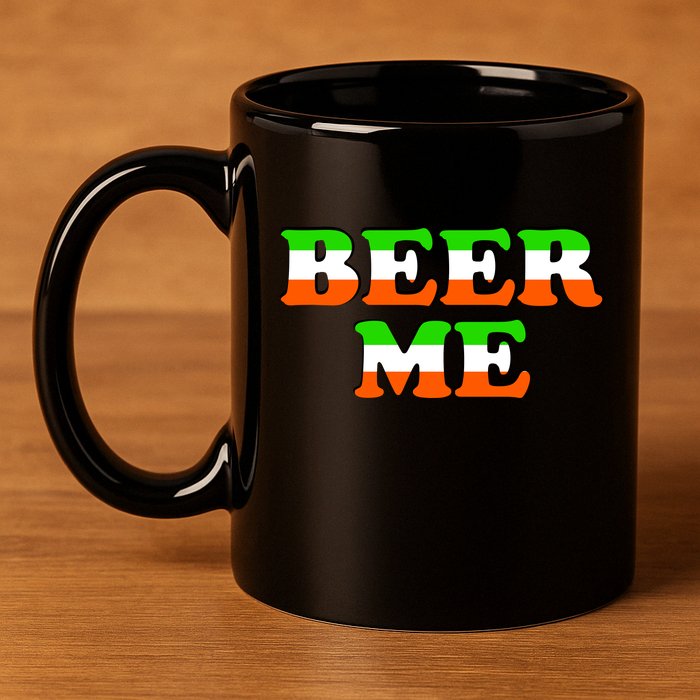 Beer Me St. Patrick's Day 11oz C Handle Ceramic Mug