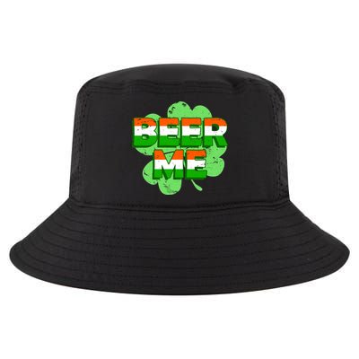 Beer Me St. Patrick's Day Irish Flag Clover Cool Comfort Performance Bucket Hat