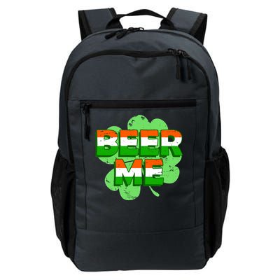 Beer Me St. Patrick's Day Irish Flag Clover Daily Commute Backpack