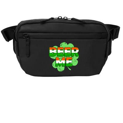 Beer Me St. Patrick's Day Irish Flag Clover Crossbody Pack