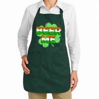Beer Me St. Patrick's Day Irish Flag Clover Apron