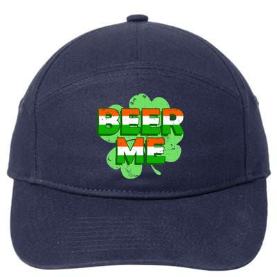 Beer Me St. Patrick's Day Irish Flag Clover 7-Panel Snapback Hat