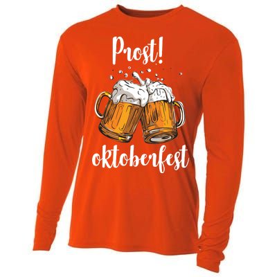 Beer Oktoberfest Prost Cheers Cooling Performance Long Sleeve Crew