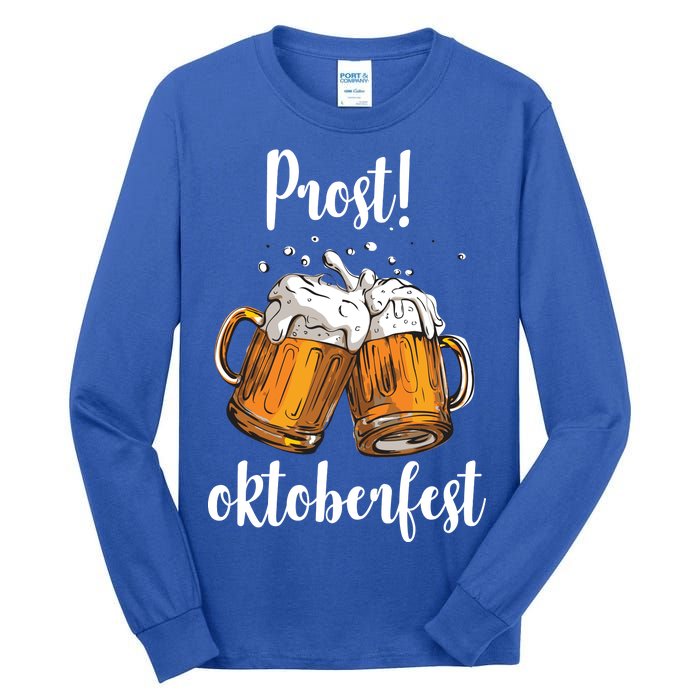 Beer Oktoberfest Prost Cheers Tall Long Sleeve T-Shirt