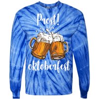 Beer Oktoberfest Prost Cheers Tie-Dye Long Sleeve Shirt