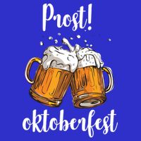 Beer Oktoberfest Prost Cheers Women's V-Neck T-Shirt