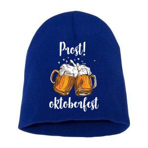 Beer Oktoberfest Prost Cheers Short Acrylic Beanie