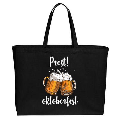 Beer Oktoberfest Prost Cheers Cotton Canvas Jumbo Tote