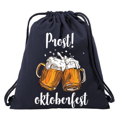 Beer Oktoberfest Prost Cheers Drawstring Bag