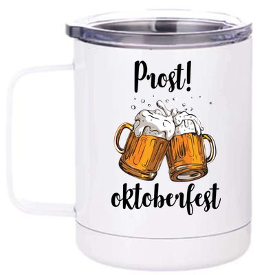 Beer Oktoberfest Prost Cheers 12 oz Stainless Steel Tumbler Cup