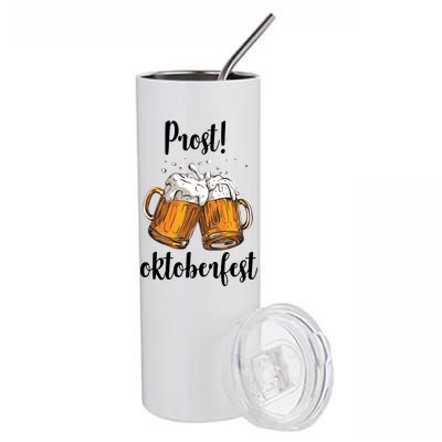 Beer Oktoberfest Prost Cheers Stainless Steel Tumbler