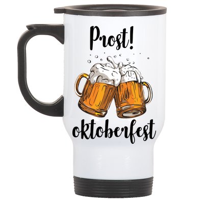 Beer Oktoberfest Prost Cheers Stainless Steel Travel Mug