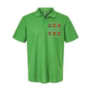 Beer Pong Master Ugly Christmas Sweater Softstyle Adult Sport Polo