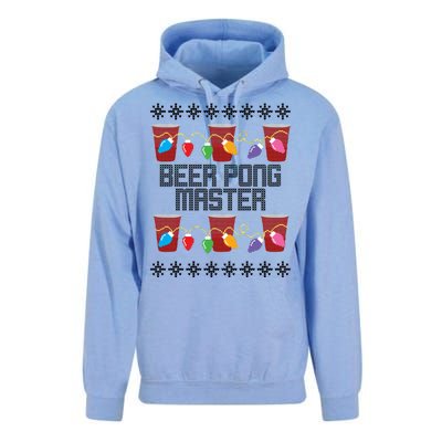 Beer Pong Master Ugly Christmas Sweater Unisex Surf Hoodie