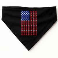 Beer Pong USA American Flag USA-Made Doggie Bandana