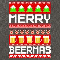 Beer Ugly Christmas Sweater Merry Beermas Cotton Canvas Backpack