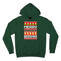 Beer Ugly Christmas Sweater Merry Beermas Hoodie