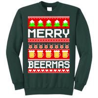 Beer Ugly Christmas Sweater Merry Beermas Sweatshirt