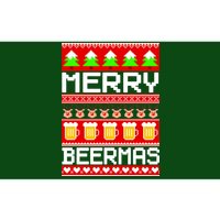 Beer Ugly Christmas Sweater Merry Beermas Bumper Sticker