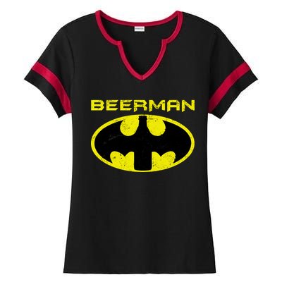 Beerman Ladies Halftime Notch Neck Tee