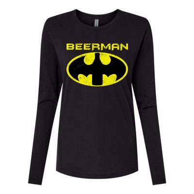 Beerman Womens Cotton Relaxed Long Sleeve T-Shirt