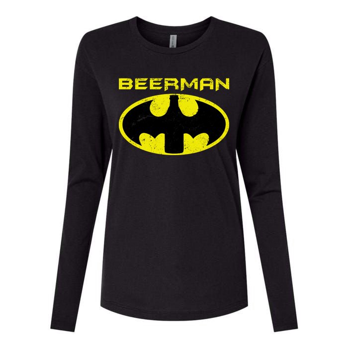 Beerman Womens Cotton Relaxed Long Sleeve T-Shirt