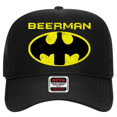 Beerman High Crown Mesh Back Trucker Hat