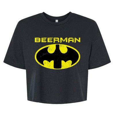 Beerman Bella+Canvas Jersey Crop Tee