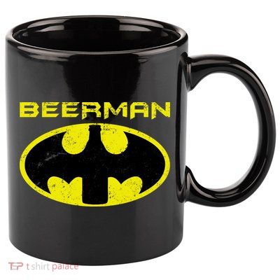 Beerman 11oz C Handle Ceramic Mug