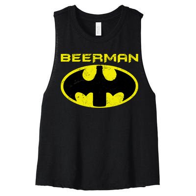 Beerman Women's Racerback Cropped Tank