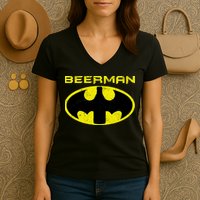 Beerman Women's V-Neck T-Shirt