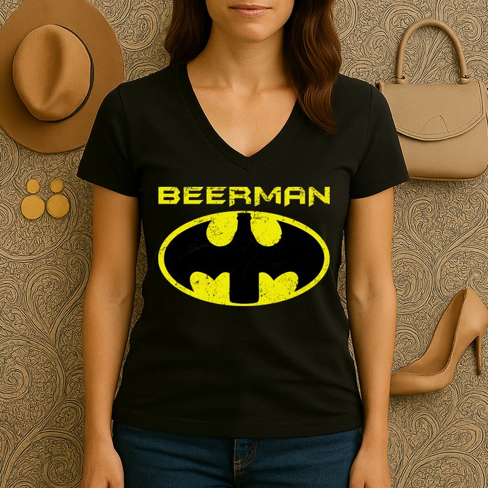 Beerman Women's V-Neck T-Shirt