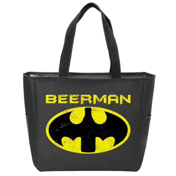 Beerman Zip Tote Bag